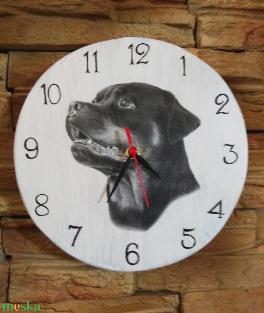 Rottweiler kutyás fa falióra - otthon & életmód - dekoráció - fali és függő dekoráció - falióra & óra - Meska.hu Rottweiler kutyás fa falióra - otthon & életmód - dekoráció - fali és függő dekoráció - falióra & óra - Meska.hu