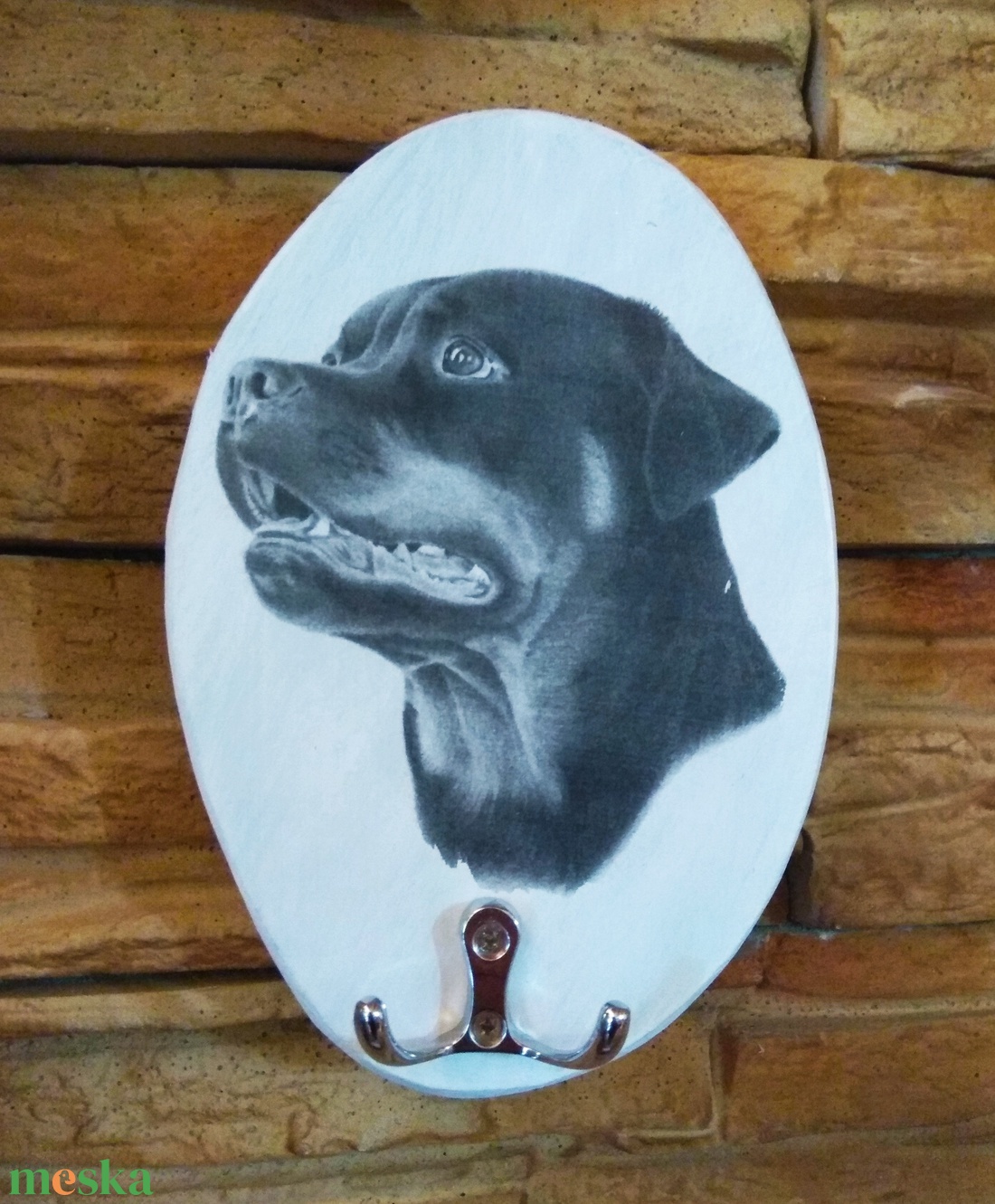 Fali póráz tartó Rottweiler kutyussal - otthon & életmód - tárolás & rendszerezés - fali tároló - Meska.hu Fali póráz tartó Rottweiler kutyussal - otthon & életmód - tárolás & rendszerezés - fali tároló - Meska.hu