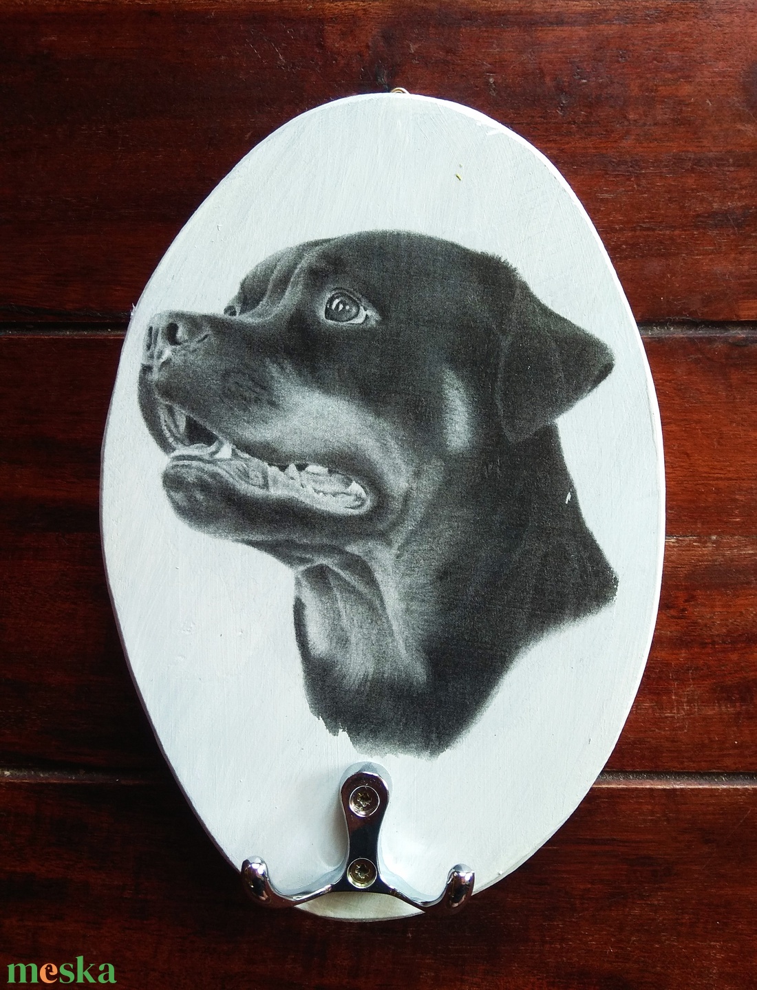 Fali póráz tartó Rottweiler kutyussal - otthon & életmód - tárolás & rendszerezés - fali tároló - Meska.hu Fali póráz tartó Rottweiler kutyussal - otthon & életmód - tárolás & rendszerezés - fali tároló - Meska.hu