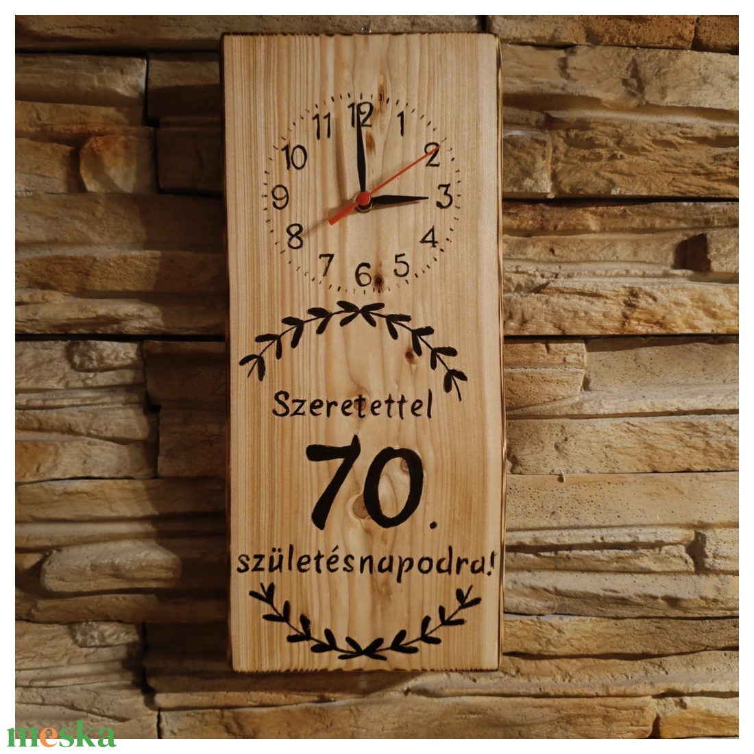 Fa falióra 70. születésnap alkalmából - otthon & életmód - dekoráció - fali és függő dekoráció - falióra & óra - Meska.hu Fa falióra 70. születésnap alkalmából - otthon & életmód - dekoráció - fali és függő dekoráció - falióra & óra - Meska.hu