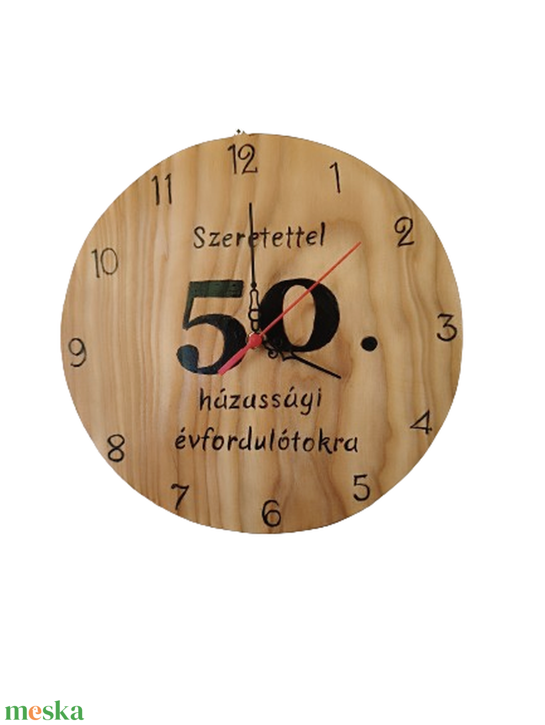 Fából készült falióra 50 házassági évforduló alkalmából - otthon & életmód - dekoráció - fali és függő dekoráció - falióra & óra - Meska.hu Fából készült falióra 50 házassági évforduló alkalmából - otthon & életmód - dekoráció - fali és függő dekoráció - falióra & óra - Meska.hu