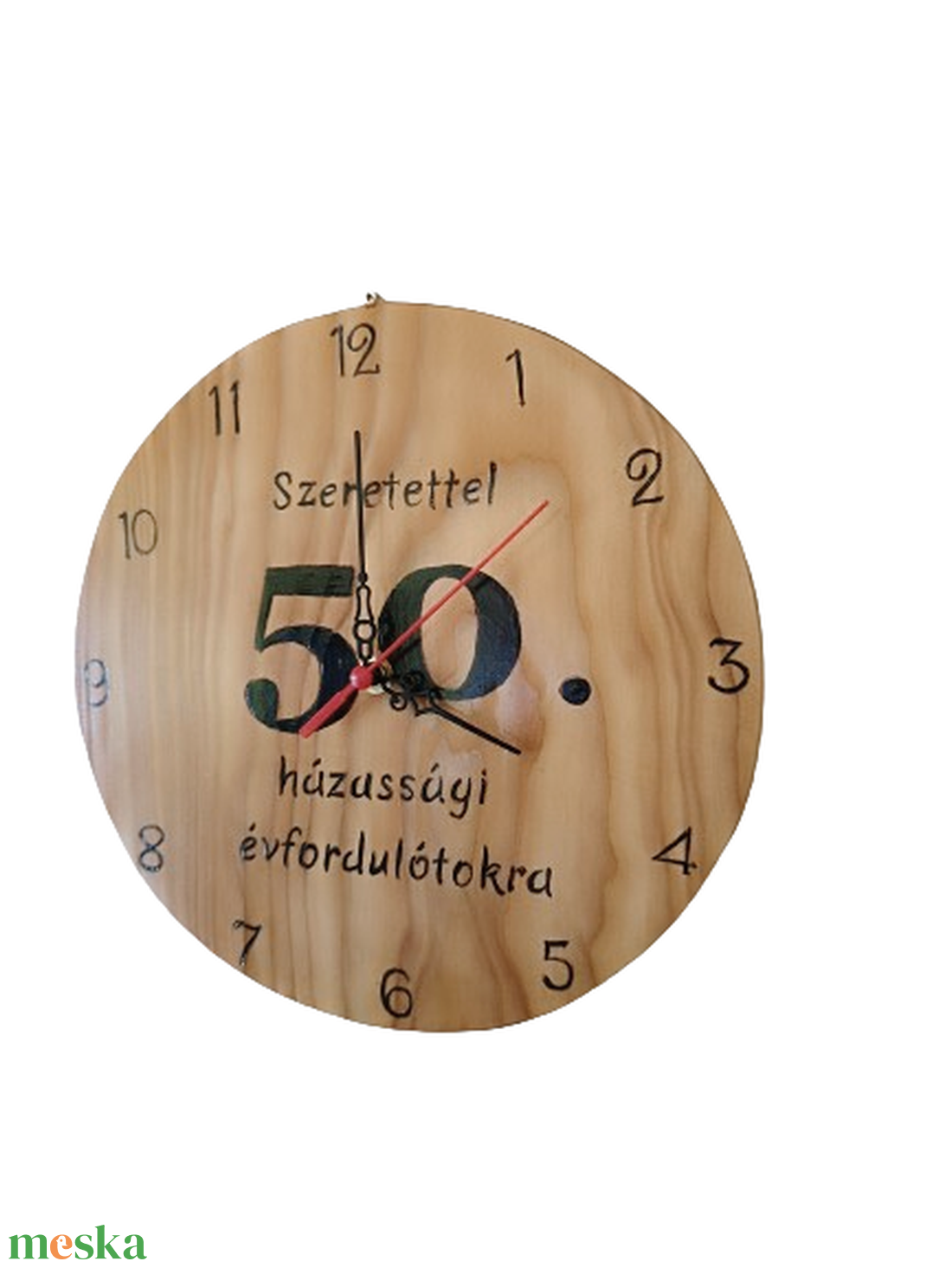 Fából készült falióra 50 házassági évforduló alkalmából - otthon & életmód - dekoráció - fali és függő dekoráció - falióra & óra - Meska.hu Fából készült falióra 50 házassági évforduló alkalmából - otthon & életmód - dekoráció - fali és függő dekoráció - falióra & óra - Meska.hu