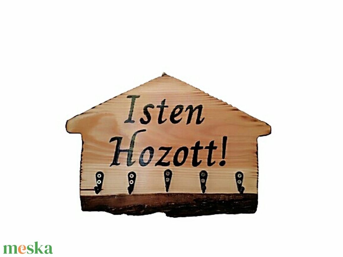 Házikó formájú fali kulcstartó Isten hozott felirattal díszítve - otthon & életmód - dekoráció - fali és függő dekoráció - fali kulcstartó - Meska.hu Házikó formájú fali kulcstartó Isten hozott felirattal díszítve - otthon & életmód - dekoráció - fali és függő dekoráció - fali kulcstartó - Meska.hu