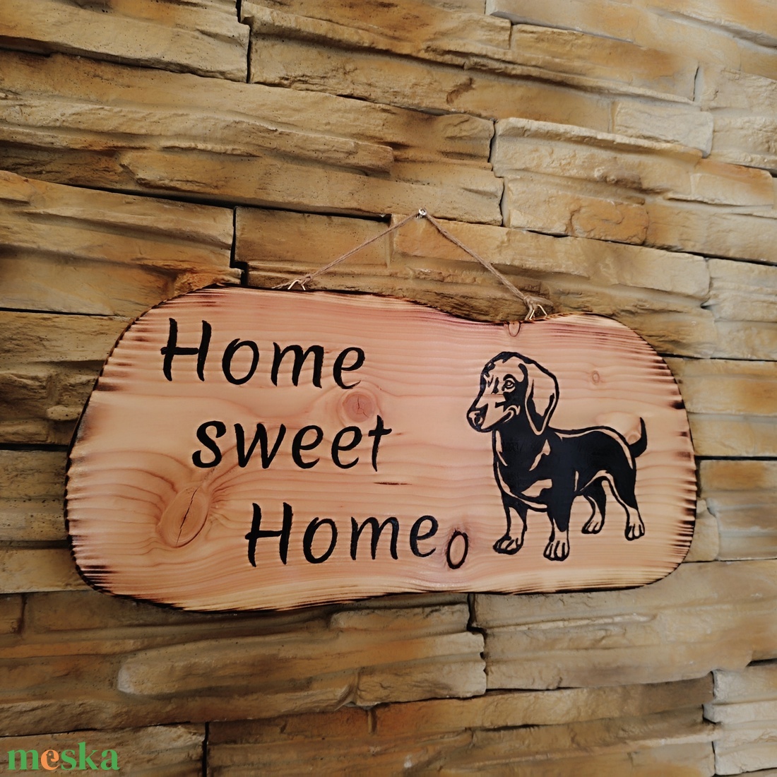 Nagyméretű tacskós fatábla home sweet home felirattal - otthon & életmód - ház & kert - isten hozott tábla - Meska.hu Nagyméretű tacskós fatábla home sweet home felirattal - otthon & életmód - ház & kert - isten hozott tábla - Meska.hu