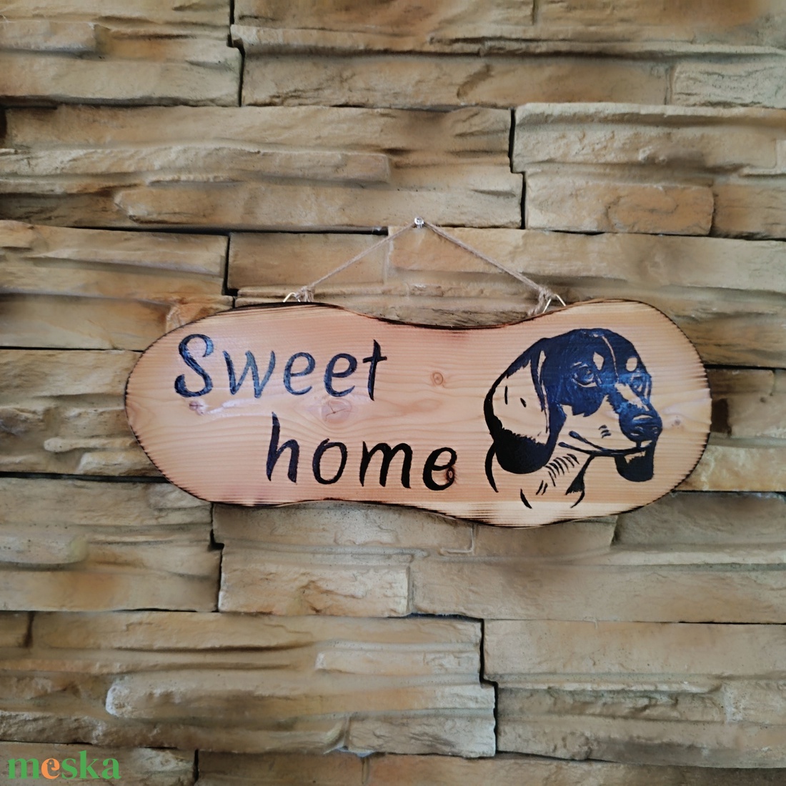 Sweet home fatábla tacskó kutyussal - otthon & életmód - ház & kert - isten hozott tábla - Meska.hu Sweet home fatábla tacskó kutyussal - otthon & életmód - ház & kert - isten hozott tábla - Meska.hu