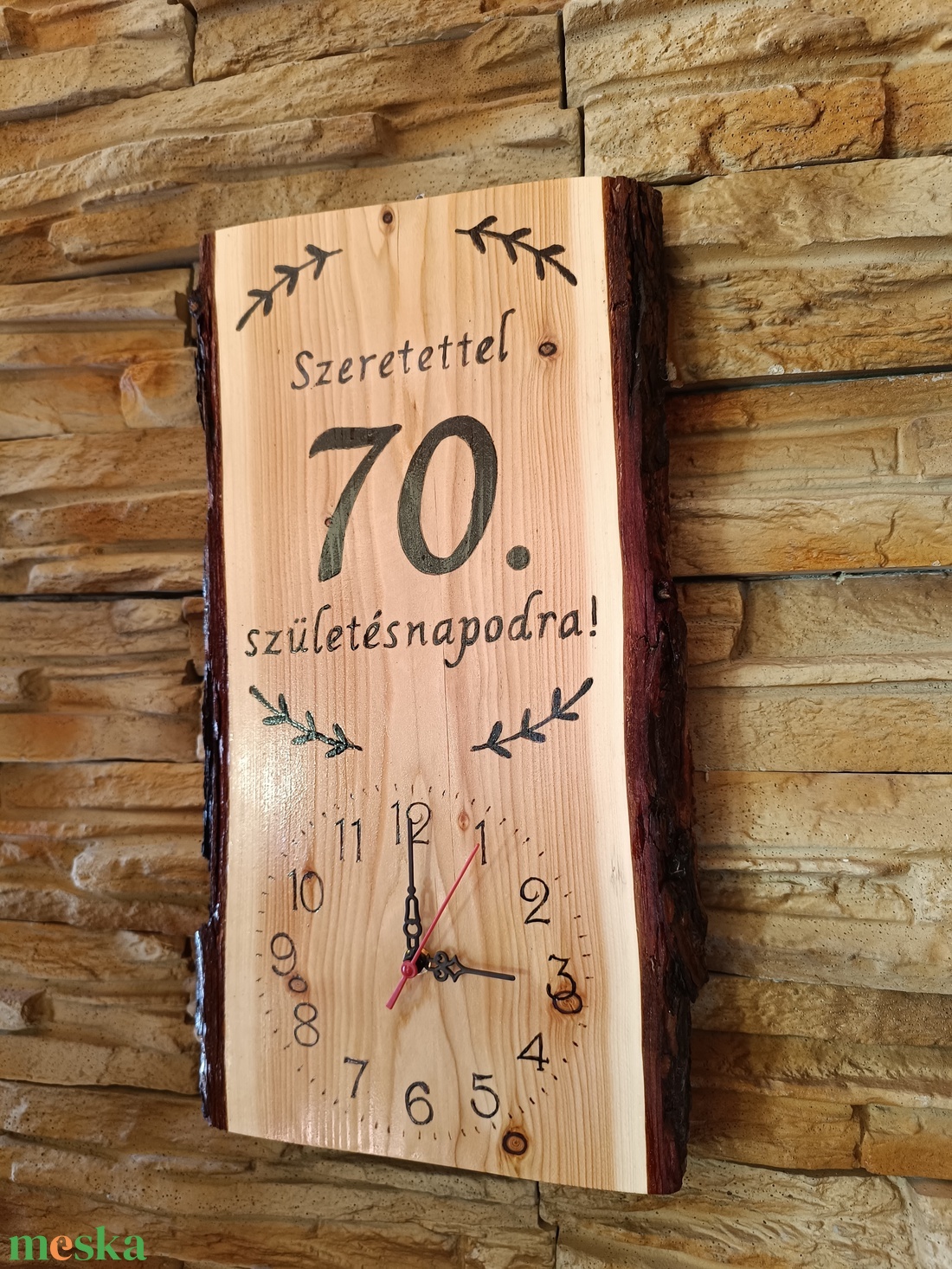 Fa falióra 70.születésnap alkalmából - otthon & életmód - dekoráció - fali és függő dekoráció - falióra & óra - Meska.hu Fa falióra 70.születésnap alkalmából - otthon & életmód - dekoráció - fali és függő dekoráció - falióra & óra - Meska.hu