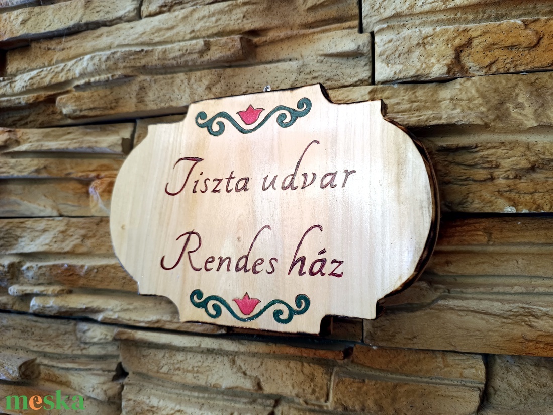 Tiszta udvar, rendes ház kézműves fatábla - otthon & életmód - ház & kert - isten hozott tábla - Meska.hu Tiszta udvar, rendes ház kézműves fatábla - otthon & életmód - ház & kert - isten hozott tábla - Meska.hu