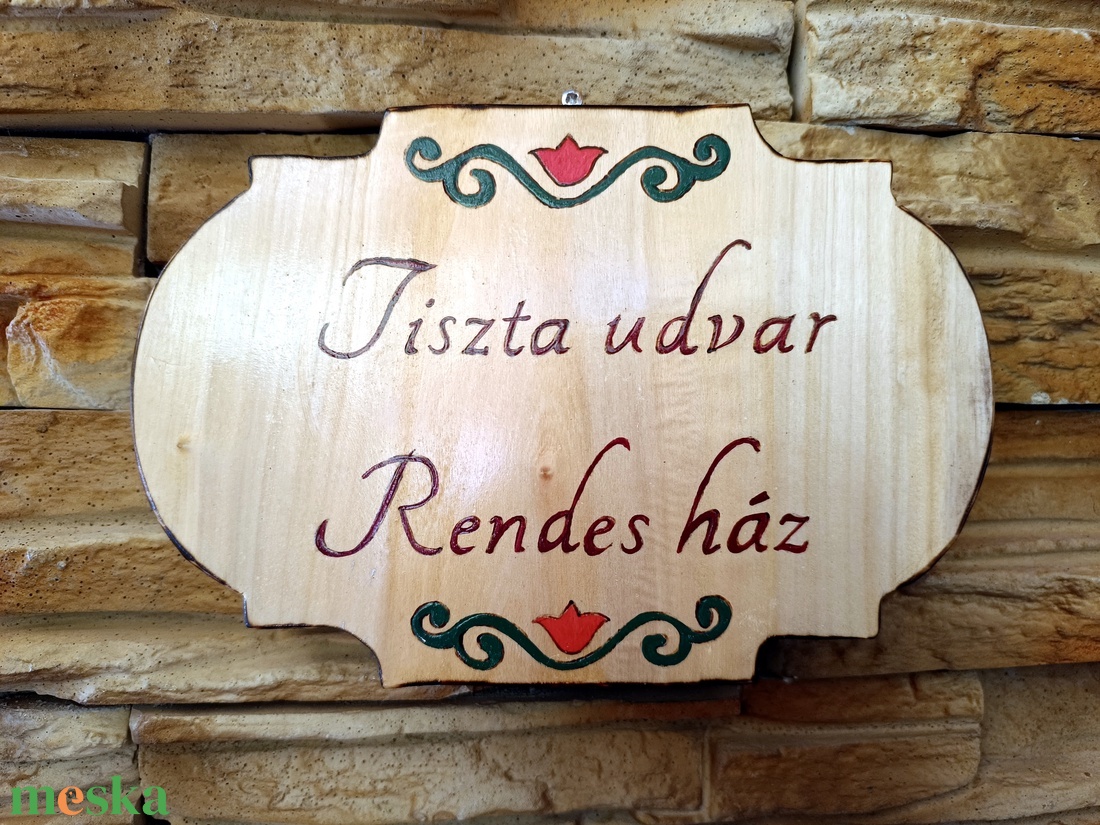 Tiszta udvar, rendes ház kézműves fatábla - otthon & életmód - ház & kert - isten hozott tábla - Meska.hu Tiszta udvar, rendes ház kézműves fatábla - otthon & életmód - ház & kert - isten hozott tábla - Meska.hu