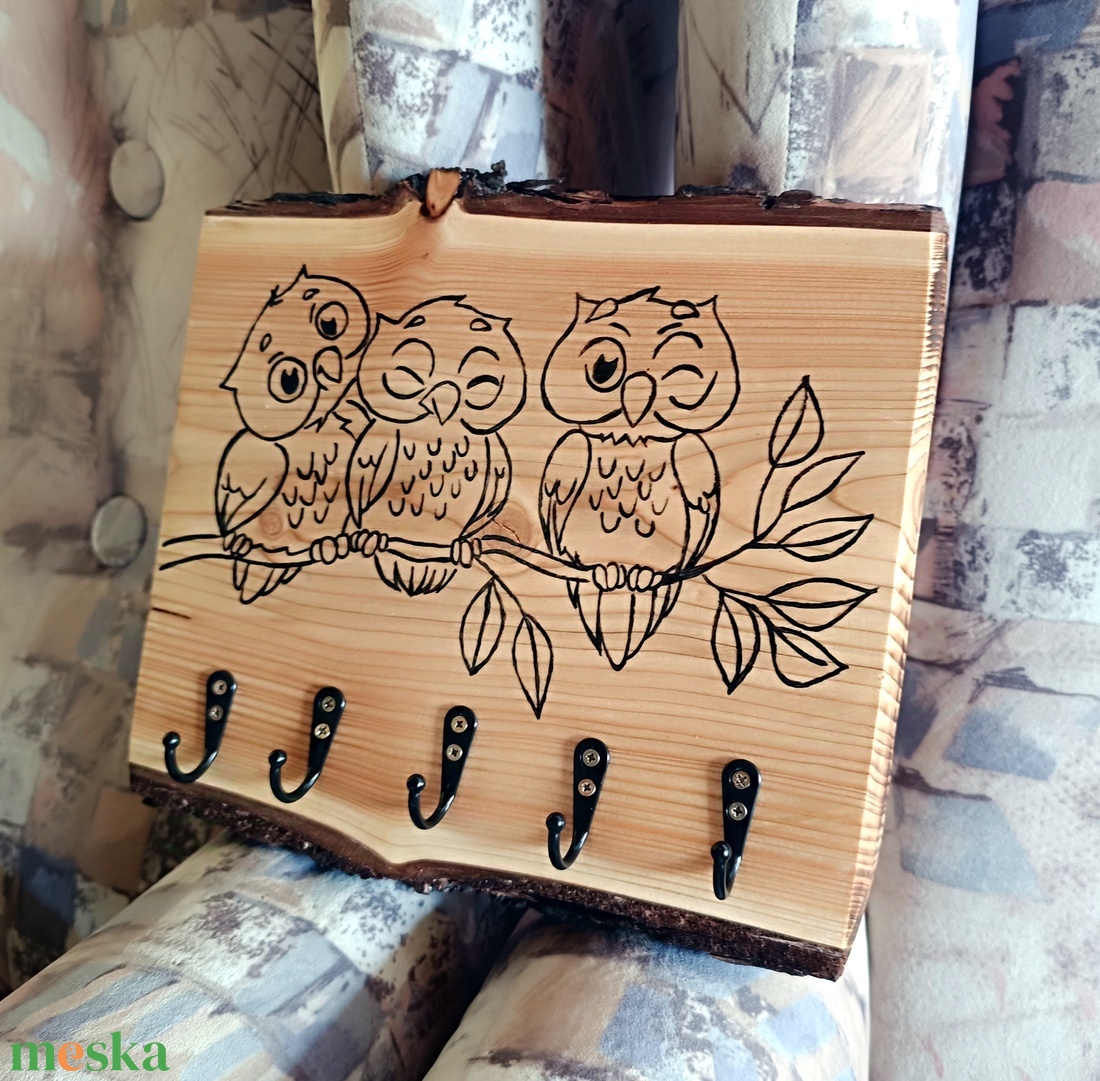 Baglyos fa fali kulcstartó - otthon & életmód - dekoráció - fali és függő dekoráció - fali kulcstartó - Meska.hu Baglyos fa fali kulcstartó - otthon & életmód - dekoráció - fali és függő dekoráció - fali kulcstartó - Meska.hu