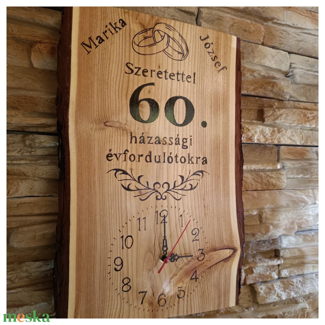 Fa falióra házassági évforduló alkalmából nevekkel - otthon & életmód - dekoráció - fali és függő dekoráció - falióra & óra - Meska.hu Fa falióra házassági évforduló alkalmából nevekkel - otthon & életmód - dekoráció - fali és függő dekoráció - falióra & óra - Meska.hu