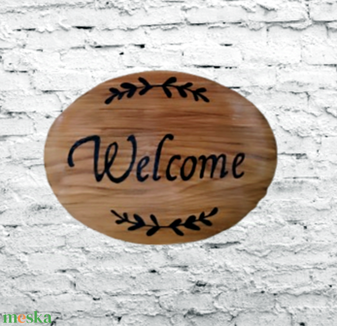 Fából készült nagyméretű Welcome üdvözlő tábla - otthon & életmód - ház & kert - isten hozott tábla - Meska.hu Fából készült nagyméretű Welcome üdvözlő tábla - otthon & életmód - ház & kert - isten hozott tábla - Meska.hu