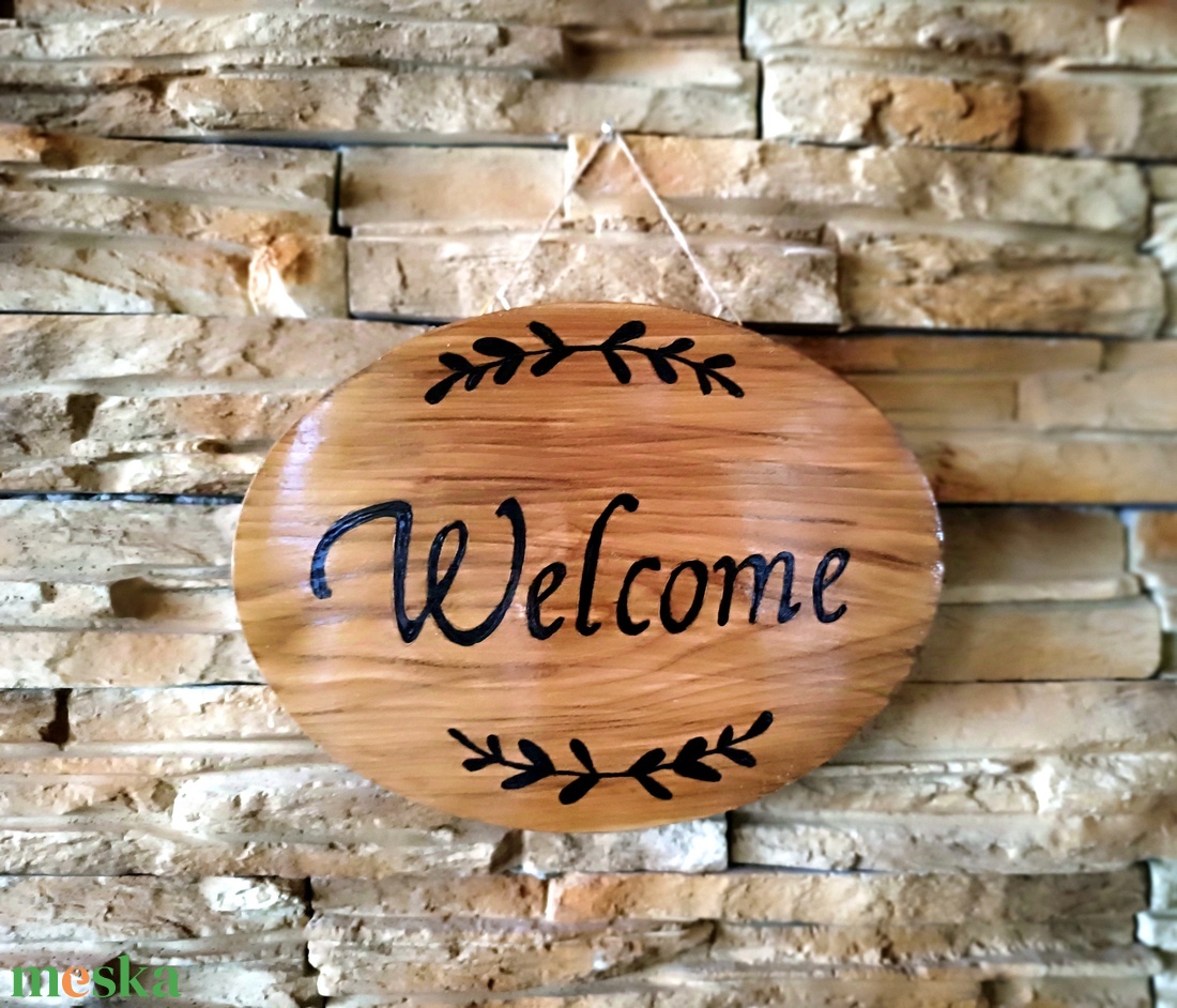 Fából készült nagyméretű Welcome üdvözlő tábla - otthon & életmód - ház & kert - isten hozott tábla - Meska.hu Fából készült nagyméretű Welcome üdvözlő tábla - otthon & életmód - ház & kert - isten hozott tábla - Meska.hu