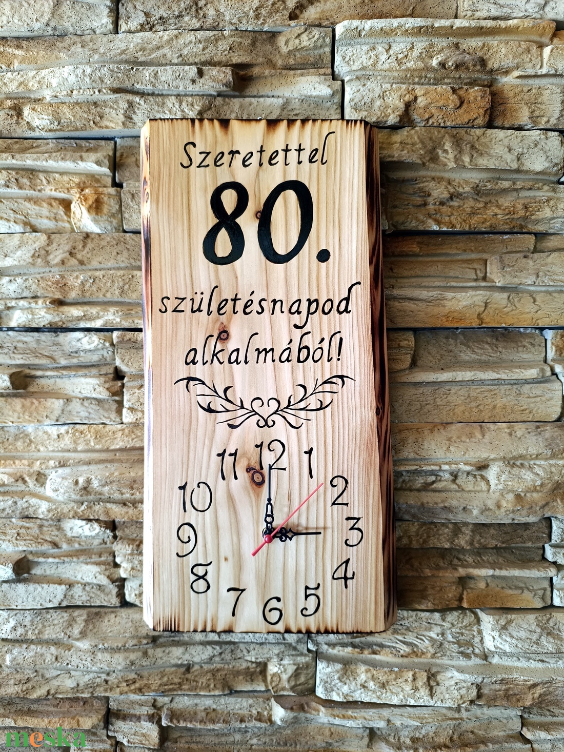 Fából készült falióra 80.születésnap alkalmából - otthon & életmód - dekoráció - fali és függő dekoráció - falióra & óra - Meska.hu Fából készült falióra 80.születésnap alkalmából - otthon & életmód - dekoráció - fali és függő dekoráció - falióra & óra - Meska.hu