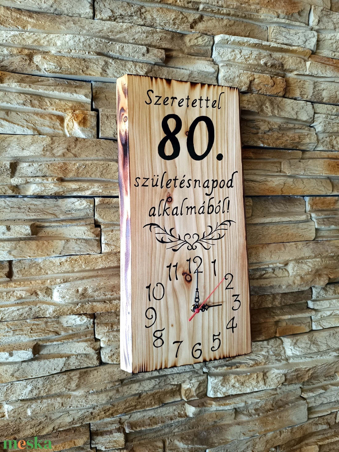 Fából készült falióra 80.születésnap alkalmából - otthon & életmód - dekoráció - fali és függő dekoráció - falióra & óra - Meska.hu Fából készült falióra 80.születésnap alkalmából - otthon & életmód - dekoráció - fali és függő dekoráció - falióra & óra - Meska.hu