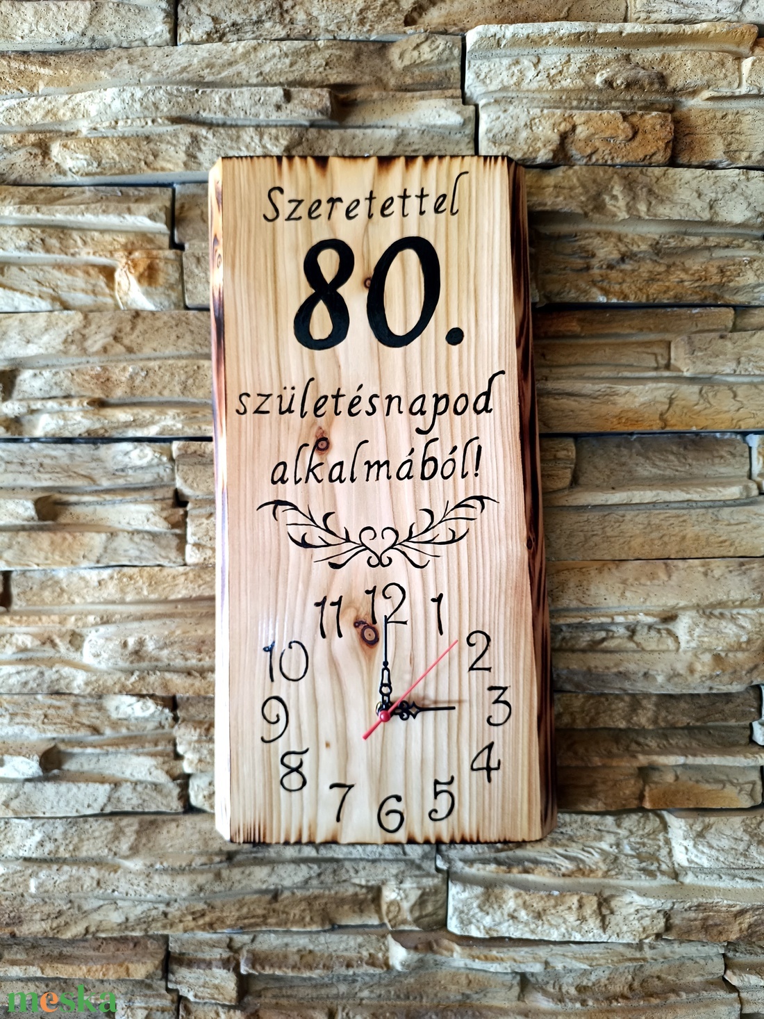 Fából készült falióra 80.születésnap alkalmából - otthon & életmód - dekoráció - fali és függő dekoráció - falióra & óra - Meska.hu Fából készült falióra 80.születésnap alkalmából - otthon & életmód - dekoráció - fali és függő dekoráció - falióra & óra - Meska.hu