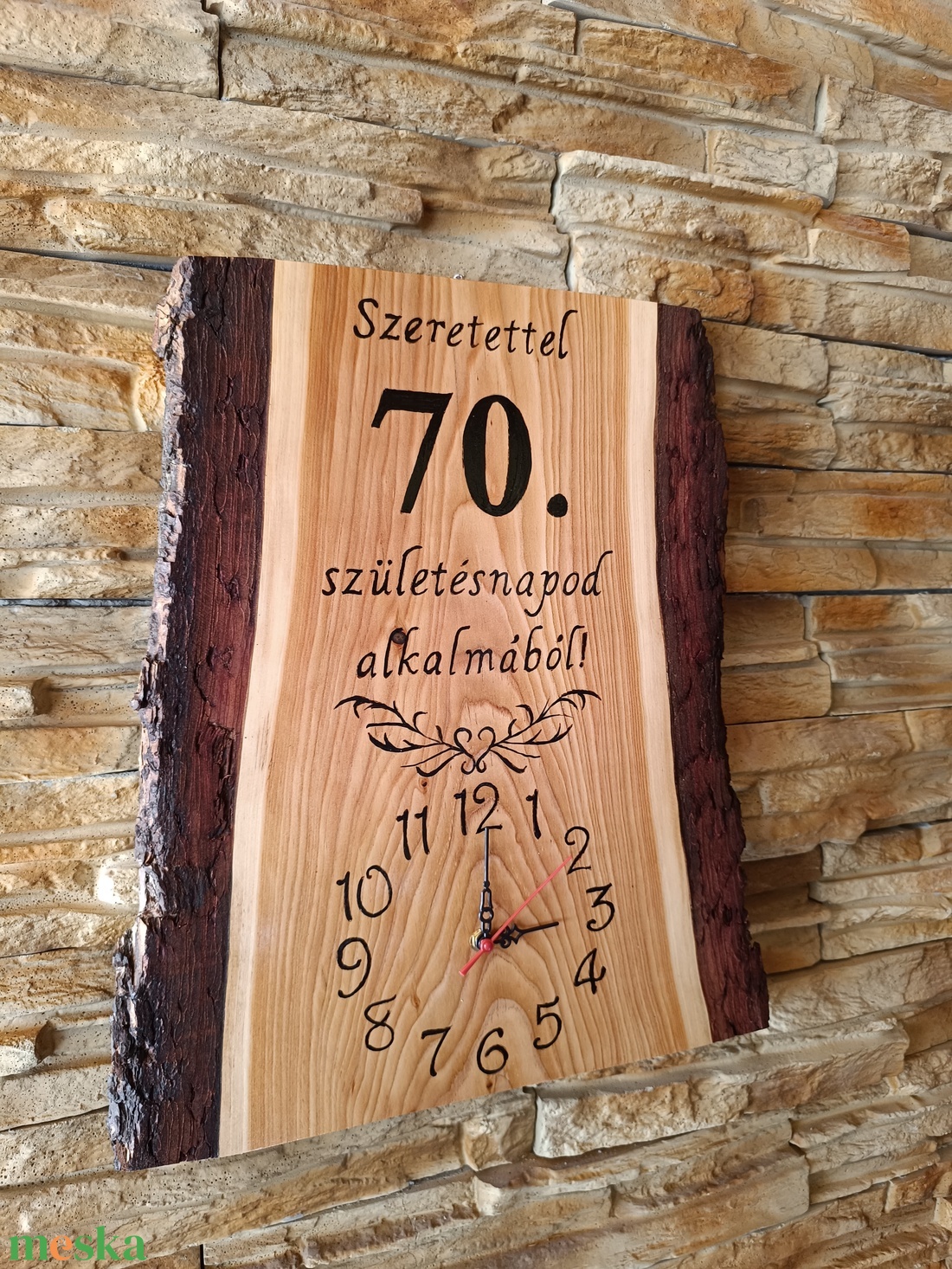 Fából készült egyedi tervezésű falióra 70. születésnap alkalmából - otthon & életmód - dekoráció - fali és függő dekoráció - falióra & óra - Meska.hu Fából készült egyedi tervezésű falióra 70. születésnap alkalmából - otthon & életmód - dekoráció - fali és függő dekoráció - falióra & óra - Meska.hu