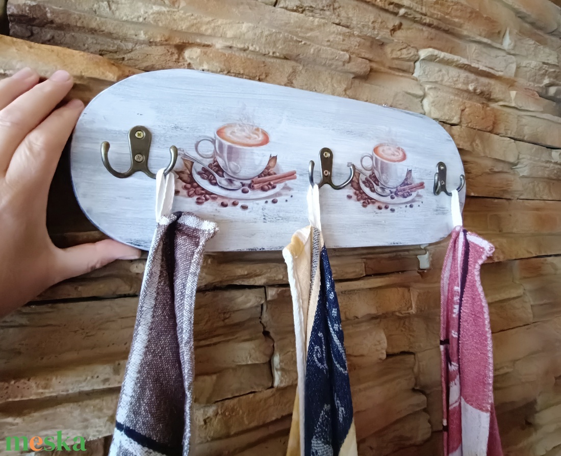 Vintage stílusú fából készült kávé mintás konyhai fogas - otthon & életmód - bútor - fogas - Meska.hu Vintage stílusú fából készült kávé mintás konyhai fogas - otthon & életmód - bútor - fogas - Meska.hu