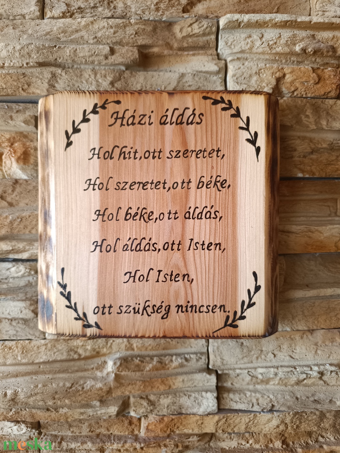 Házi áldás fa falikép - otthon & életmód - vallás - házi áldás - Meska.hu Házi áldás fa falikép - otthon & életmód - vallás - házi áldás - Meska.hu