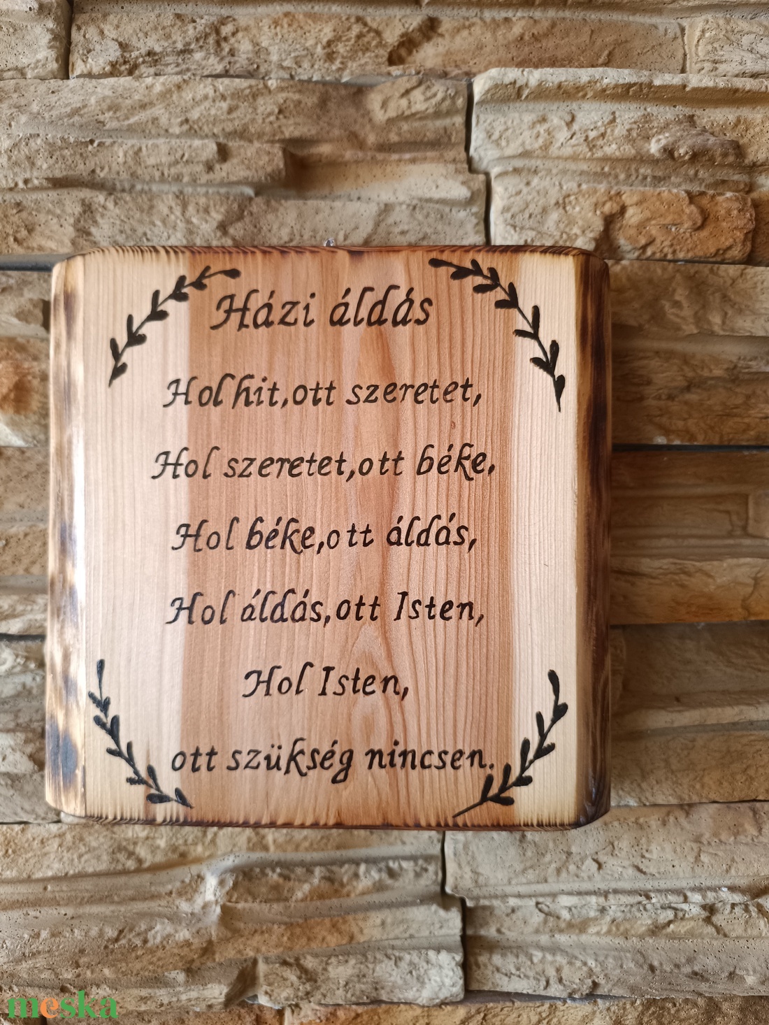 Házi áldás fa falikép - otthon & életmód - vallás - házi áldás - Meska.hu Házi áldás fa falikép - otthon & életmód - vallás - házi áldás - Meska.hu