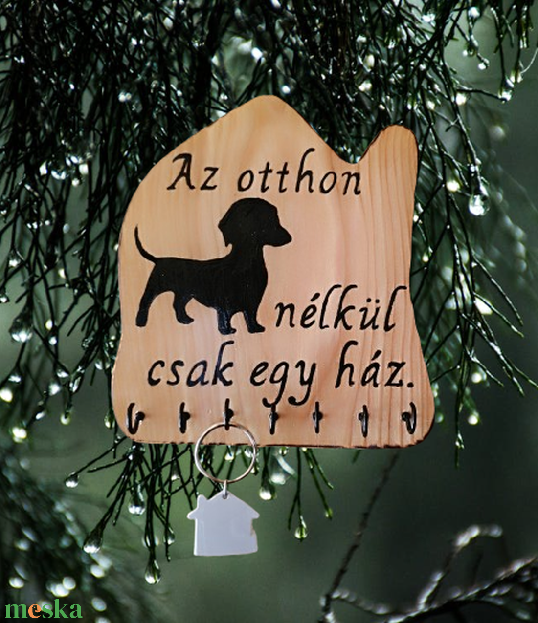 Az otthon tacskó nélkül csak egy ház Fából készült fali kulcstartó - otthon & életmód - dekoráció - fali és függő dekoráció - fali kulcstartó - Meska.hu Az otthon tacskó nélkül csak egy ház Fából készült fali kulcstartó - otthon & életmód - dekoráció - fali és függő dekoráció - fali kulcstartó - Meska.hu