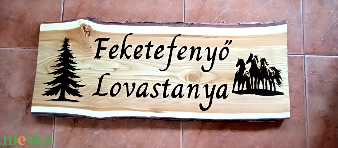 Egyedi vendégház tábla  - esküvő - dekoráció - tábla & jelzés - Meska.hu