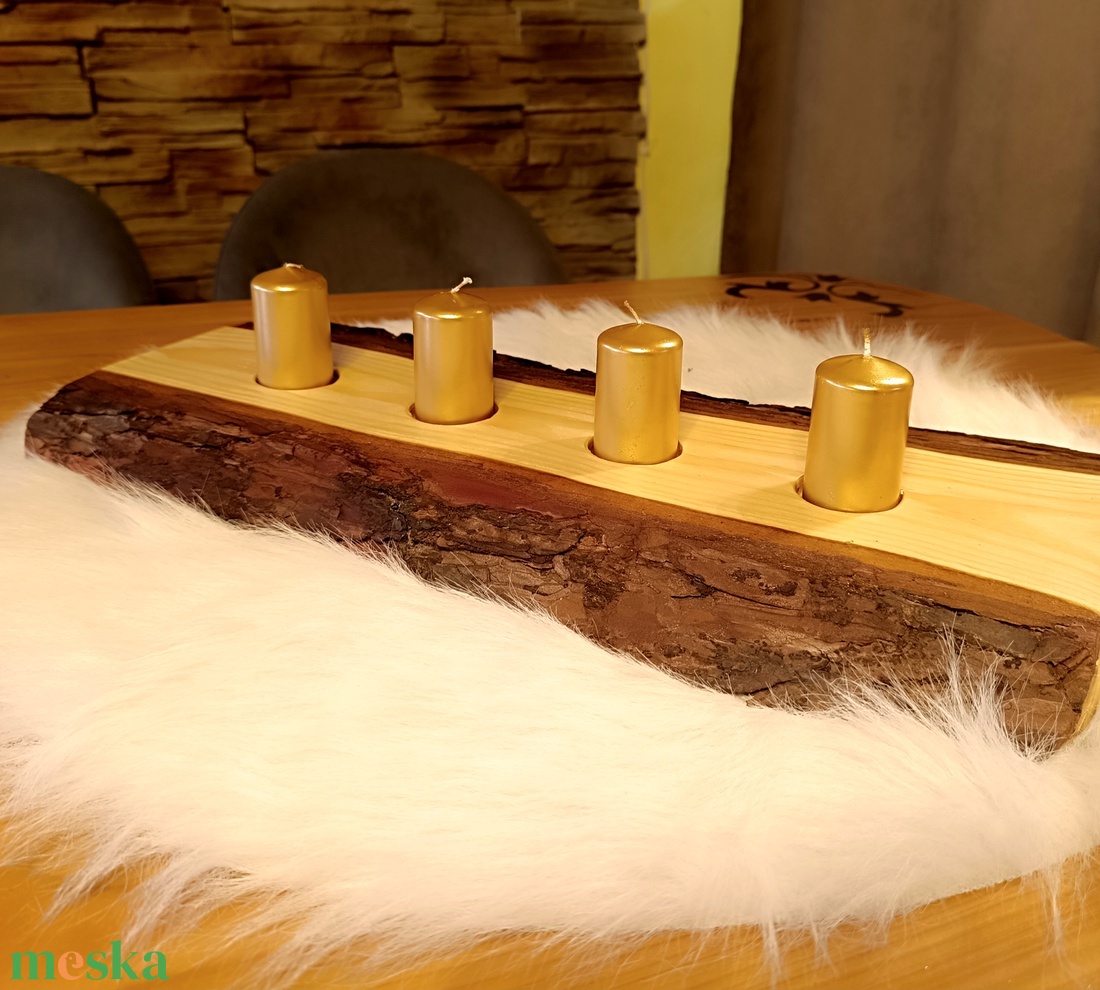 Fából készült asztali gyertyatartó - karácsony - adventi díszek - adventi asztaldísz - Meska.hu Fából készült asztali gyertyatartó - karácsony - adventi díszek - adventi asztaldísz - Meska.hu