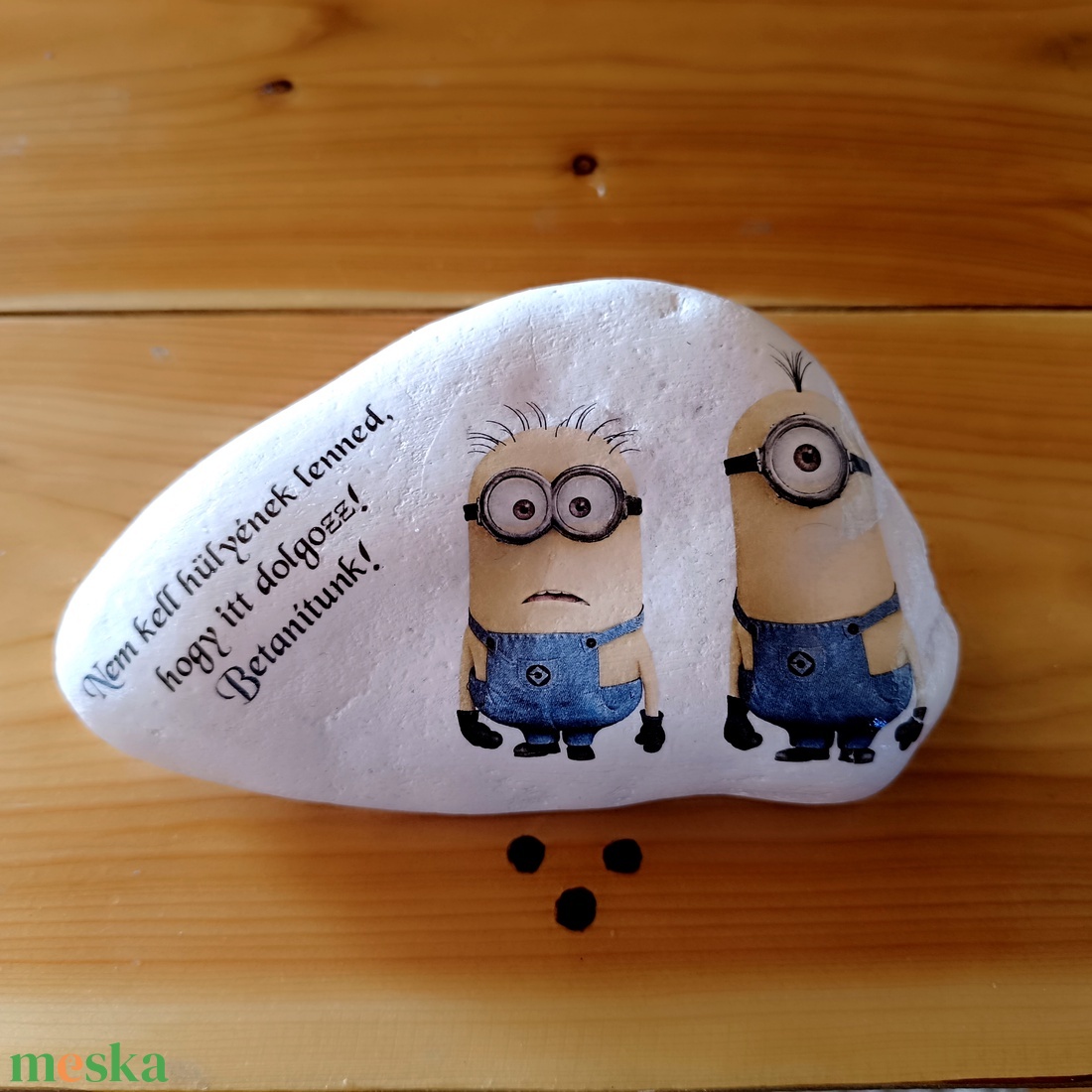 Vicces díszkő - otthon & életmód - dekoráció - asztal és polc dekoráció - kavics & kő - Meska.hu