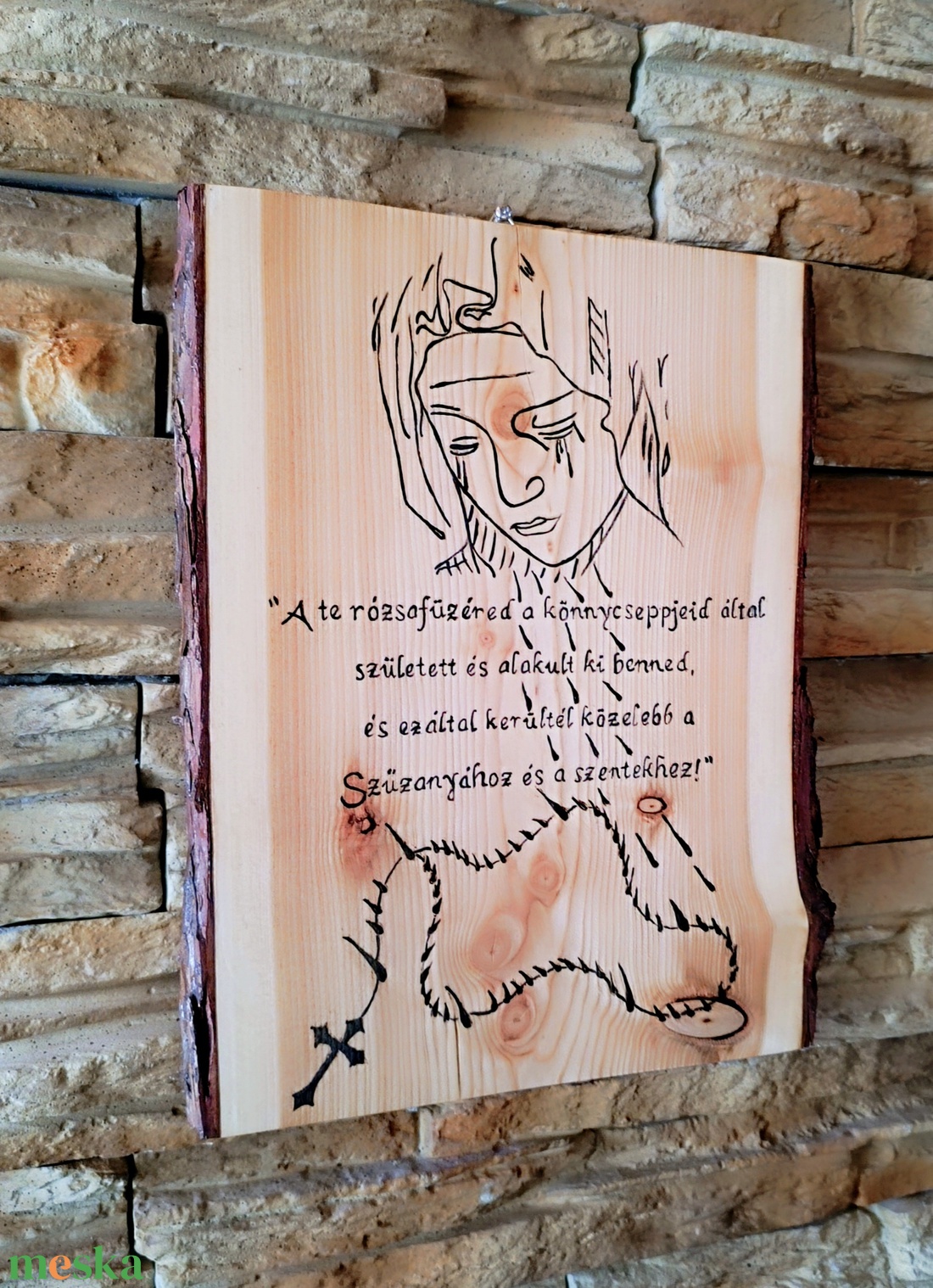 Vallási jellegű kép szettben  - otthon & életmód - vallás - lánc & füzér - Meska.hu