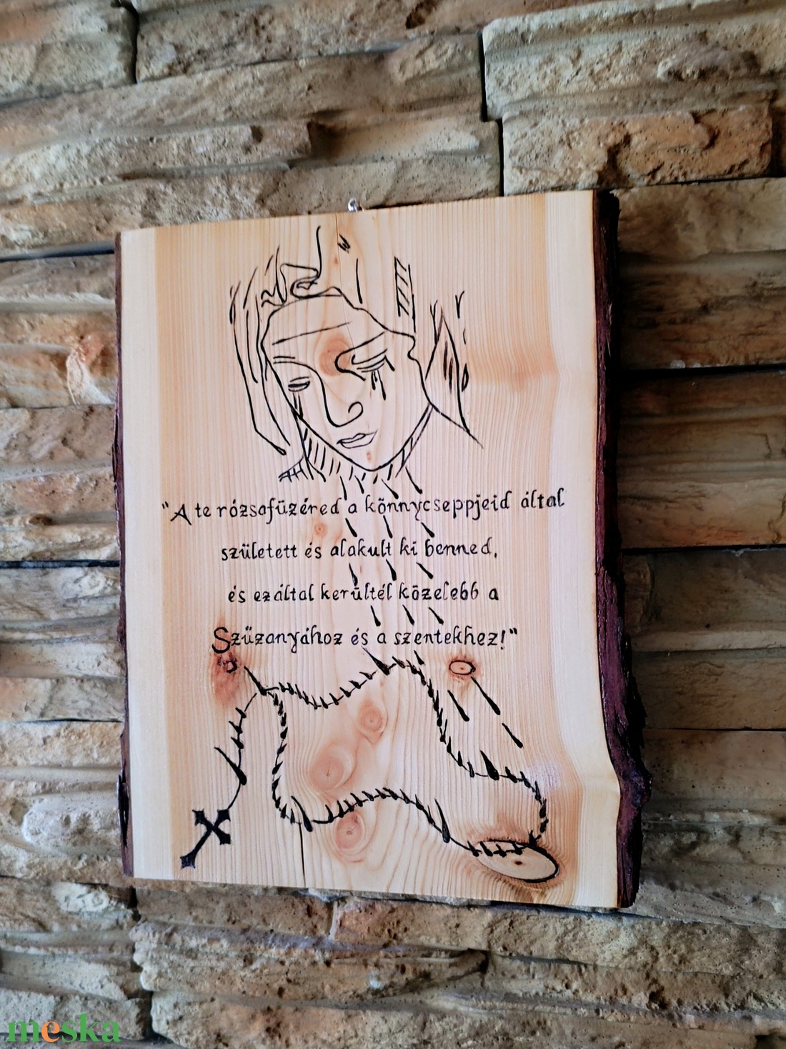 Vallási jellegű kép szettben  - otthon & életmód - vallás - lánc & füzér - Meska.hu