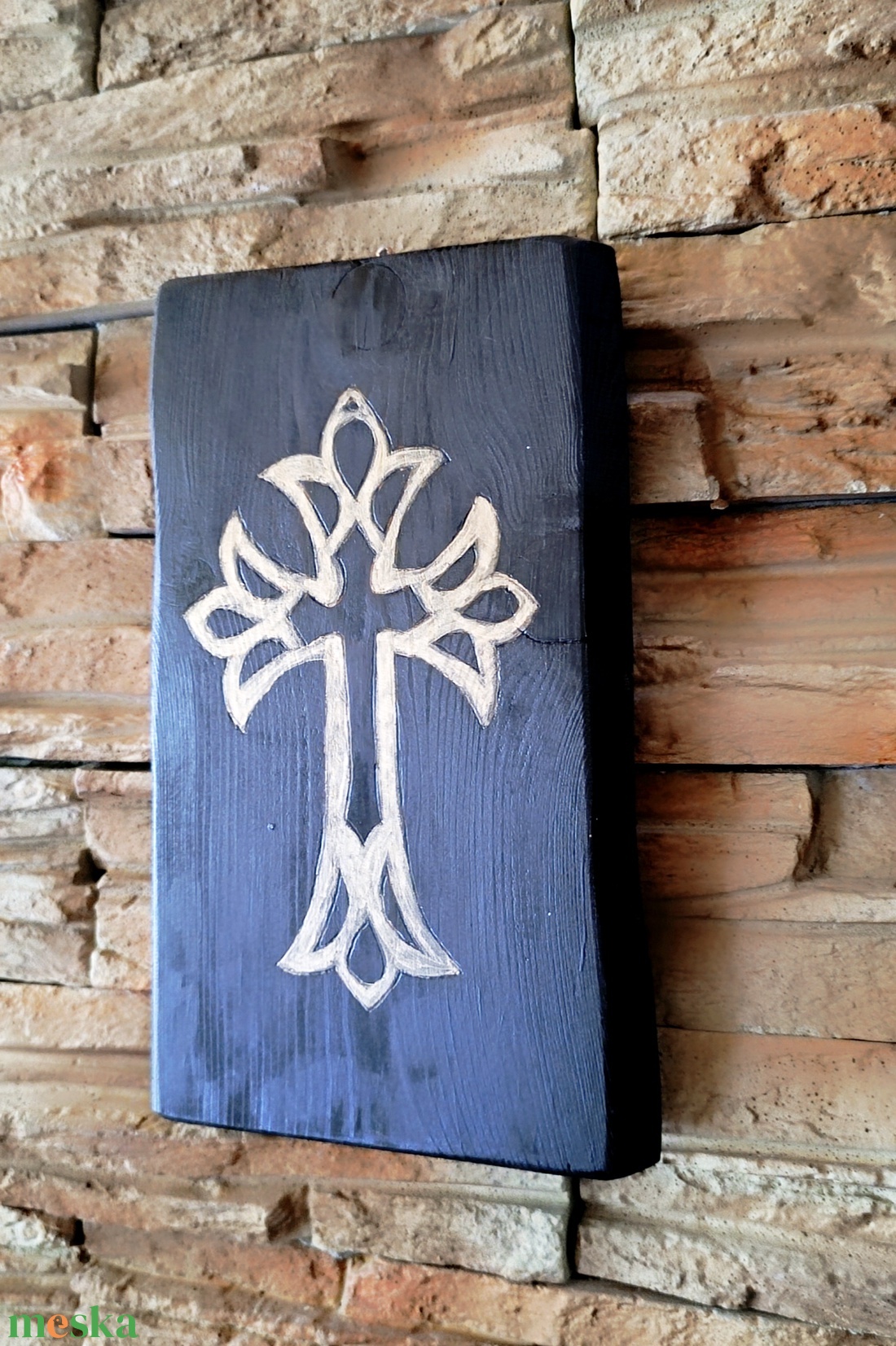 Kereszt.Fa falikép. - otthon & életmód - vallás - kereszt - Meska.hu