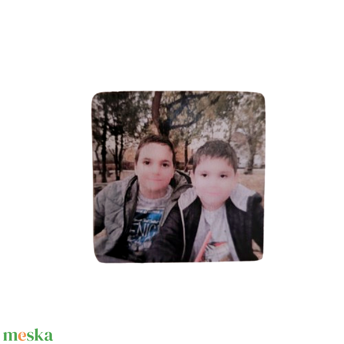 Egyedi,fa hűtőmágnes fotó alapján  - otthon & életmód - konyhafelszerelés, tálalás - konyhai dekoráció - hűtőmágnes - Meska.hu