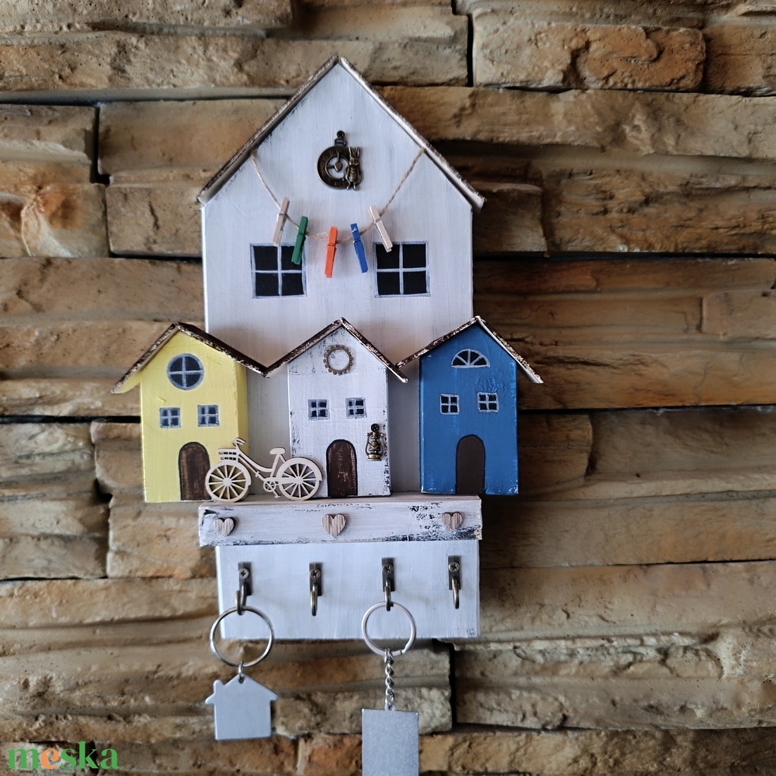 Exkluzív, kézműves kulcstartó � időtálló elegancia otthonába - otthon & életmód - dekoráció - fali és függő dekoráció - fali kulcstartó - Meska.hu