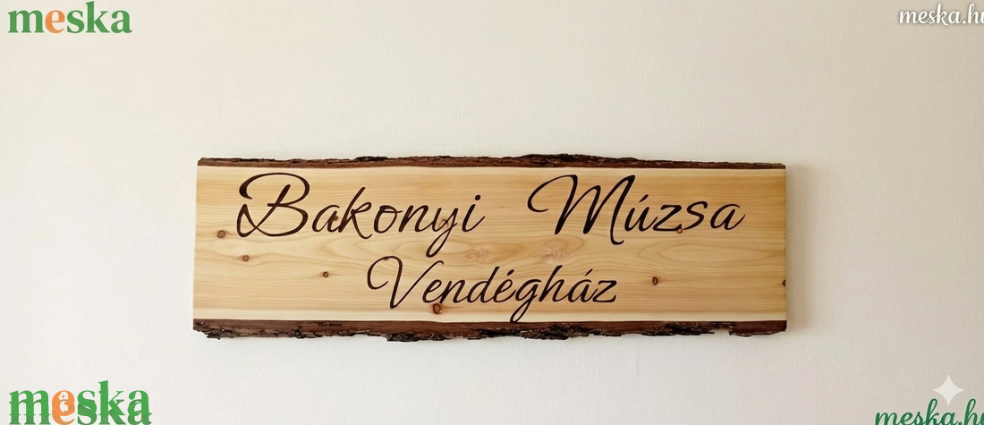 Egyedi cégtábla,vendégház tábla készítését vállalom  - otthon & életmód - ház & kert - névtábla - Meska.hu