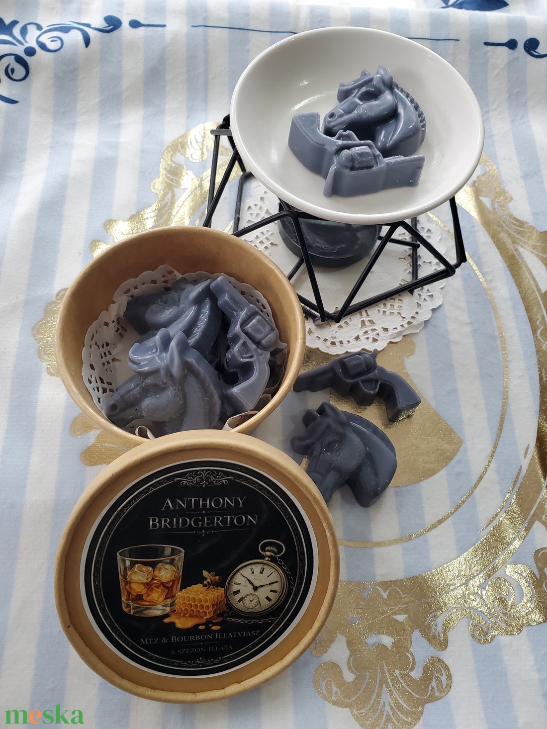 Anthony Bridgerton - Méz és Bourbon illatviasz 50g - otthon & életmód - gyertya, illat, aroma - illatviasz - Meska.hu