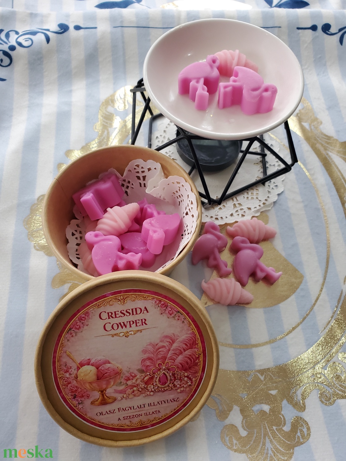 Cressida Cowper - Olasz fagylalt illatviasz 50g - otthon & életmód - gyertya, illat, aroma - illatviasz - Meska.hu