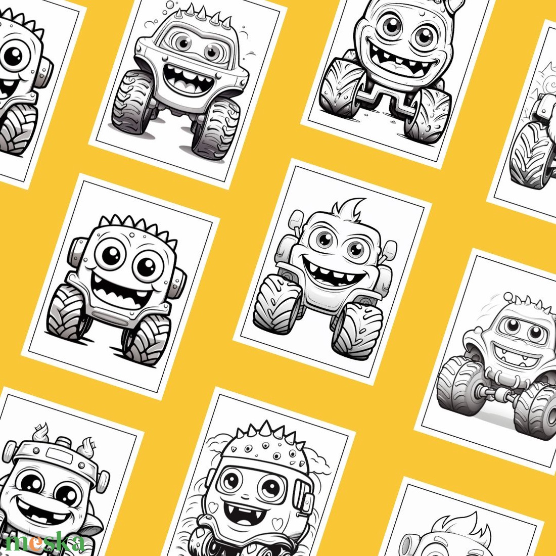A szörnykocsi színeződ 1. - 30 oldal - művészet - grafika & illusztráció - digitális - Meska.hu A szörnykocsi színeződ 1. - 30 oldal - művészet - grafika & illusztráció - digitális - Meska.hu