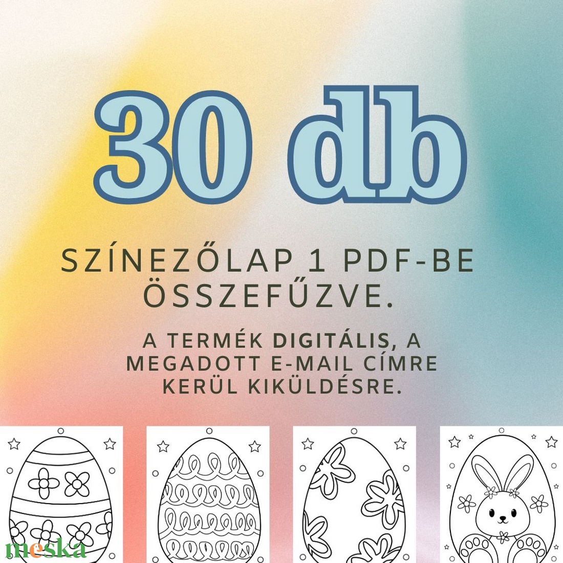 A húsvéti színeződ 1. - 30 oldal - művészet - grafika & illusztráció - digitális - Meska.hu A húsvéti színeződ 1. - 30 oldal - művészet - grafika & illusztráció - digitális - Meska.hu