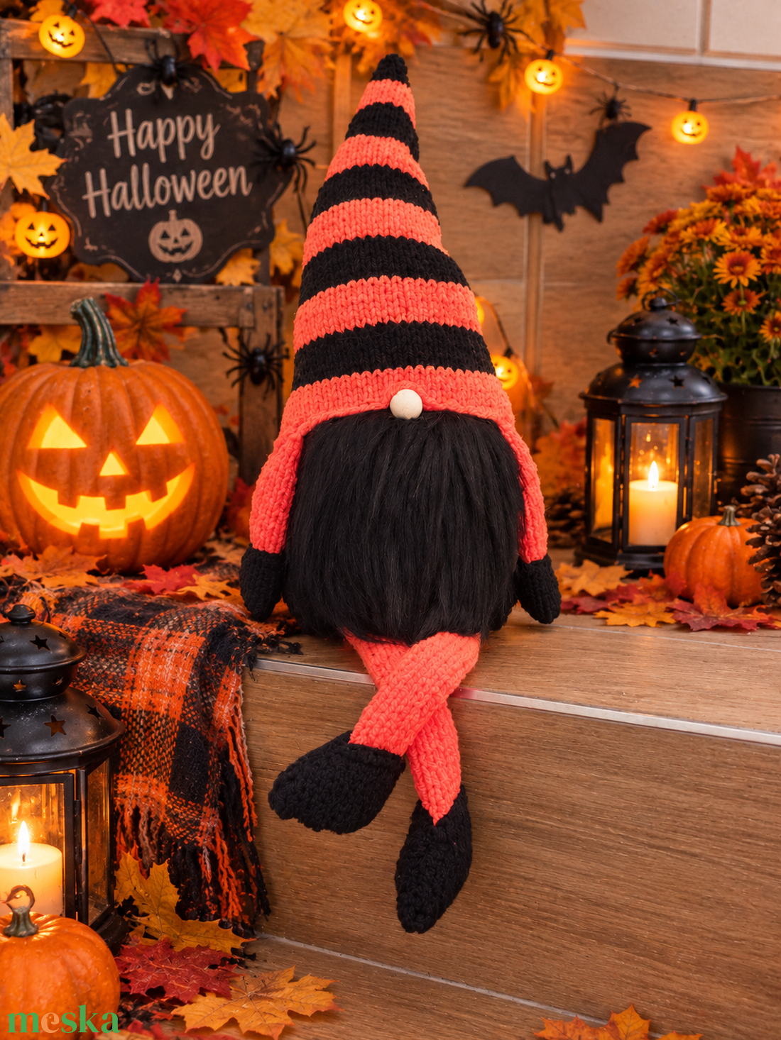 Halloween manó - otthon & életmód - dekoráció - manók - Meska.hu