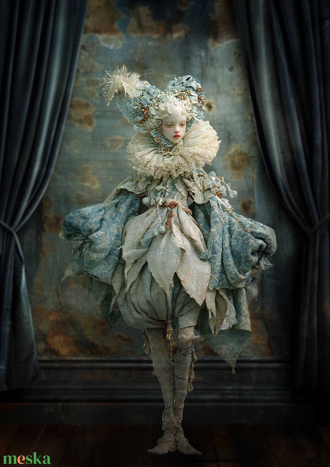 Salon d�Hiver (A) - Fantasy rice paper, Hartie de orez decoupage A4 - kellékek & szerszámok - papír - decoupage papír - Meska.hu