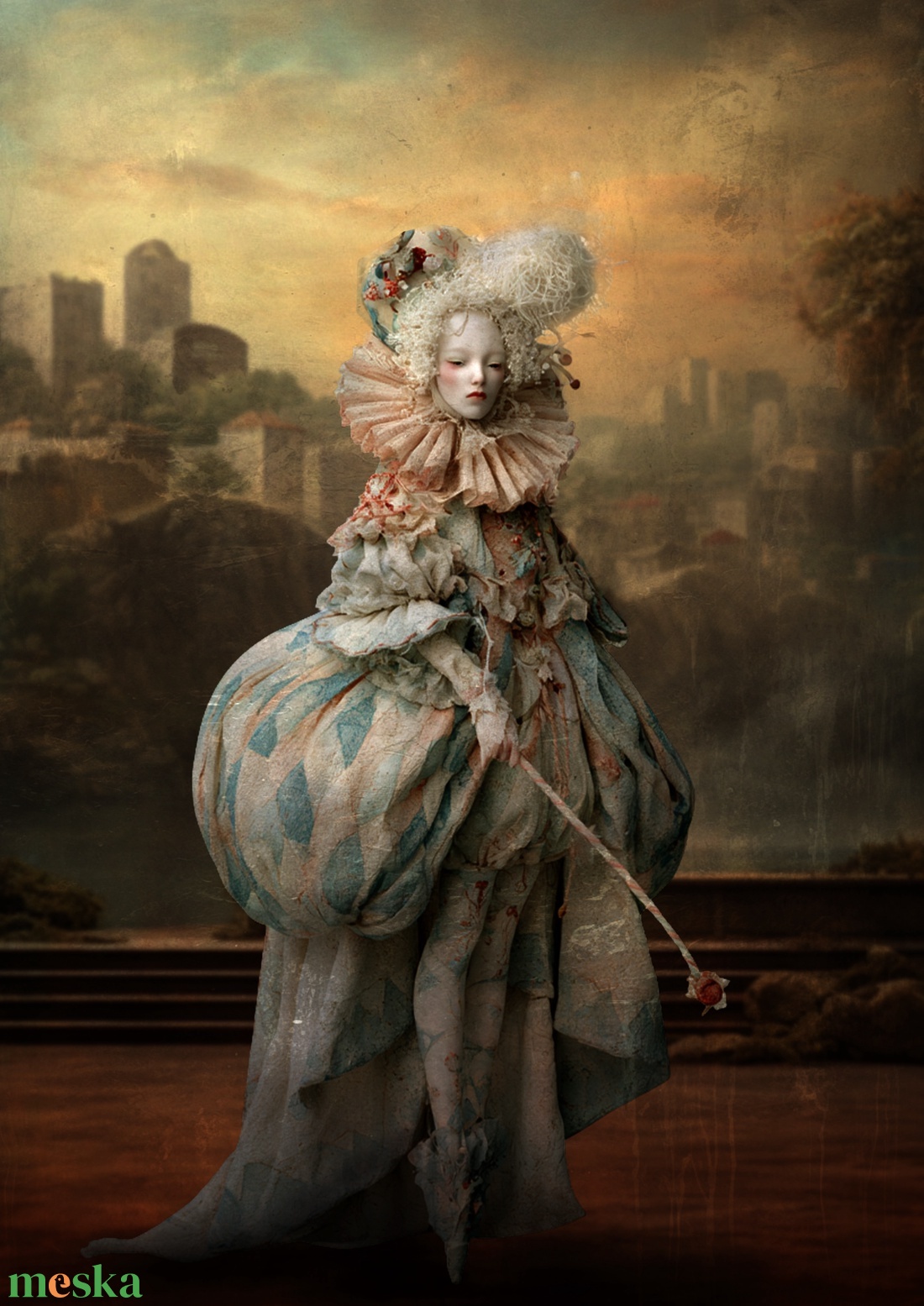 Salon d'Hiver (D) � Fantasy rizspapír, A4-es decoupage rizspapír - kellékek & szerszámok - papír - decoupage papír - Meska.hu