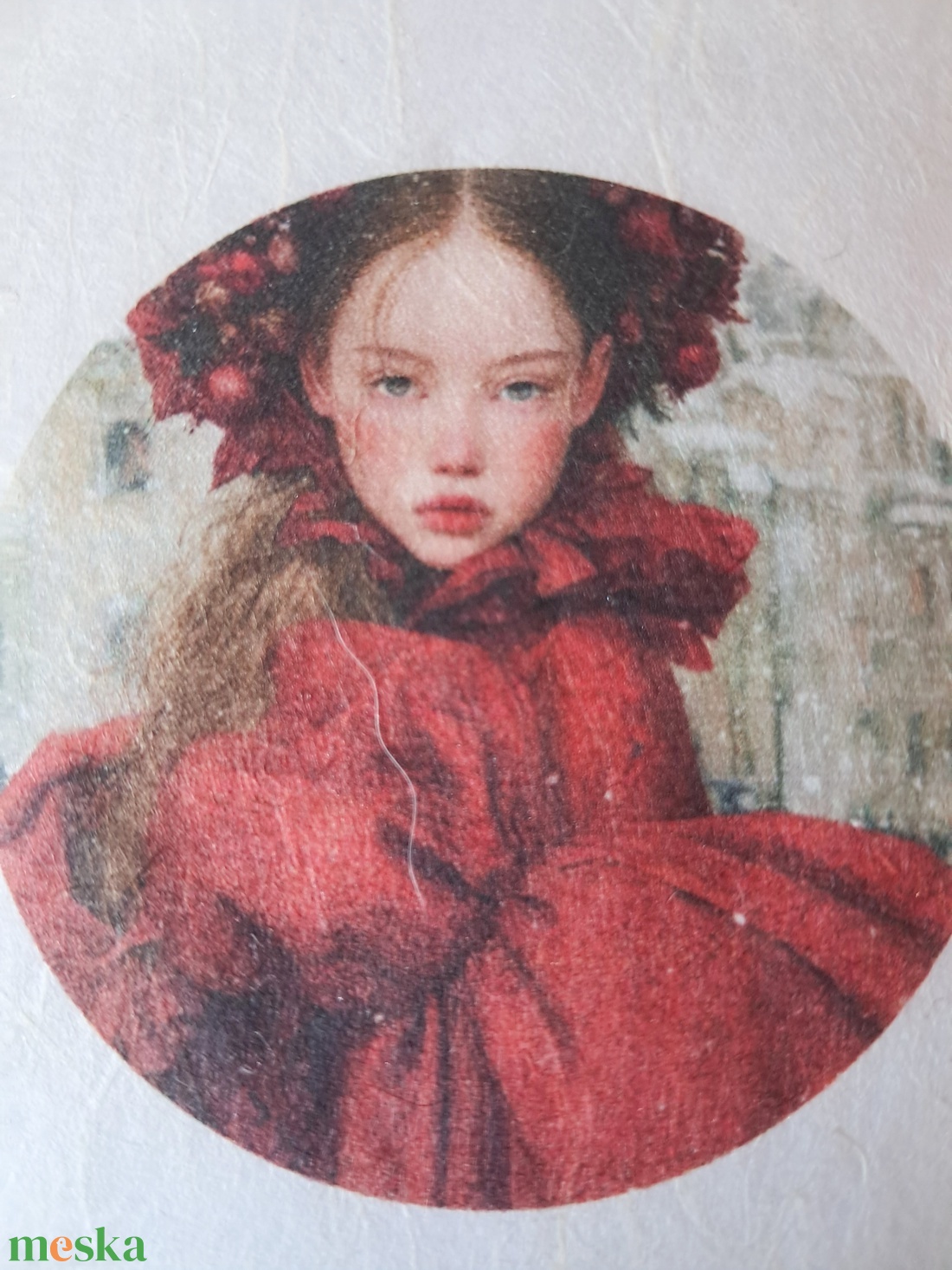 A4-es rizspapír  Hiver Elegant (B) � Fantasy-figurák rizspapíron, A4-es decoupage rizspapír - kellékek & szerszámok - papír - decoupage papír - Meska.hu