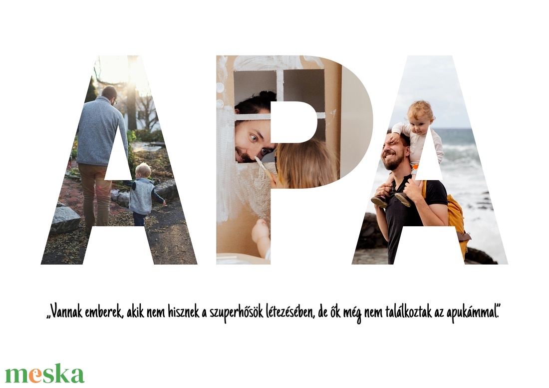 Fotókollázs köszöntő - szülőknek, nagyszülőknek - otthon & életmód - dekoráció - kép & falikép - mozaik kép - Meska.hu