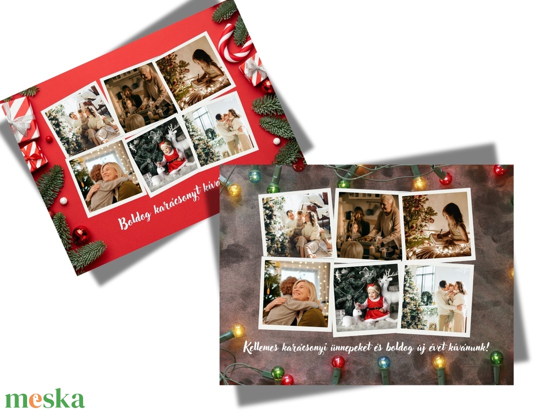 Karácsonyi fotókollázs  egyedi ajándék szeretteidnek - otthon & életmód - dekoráció - kép & falikép - mozaik kép - Meska.hu