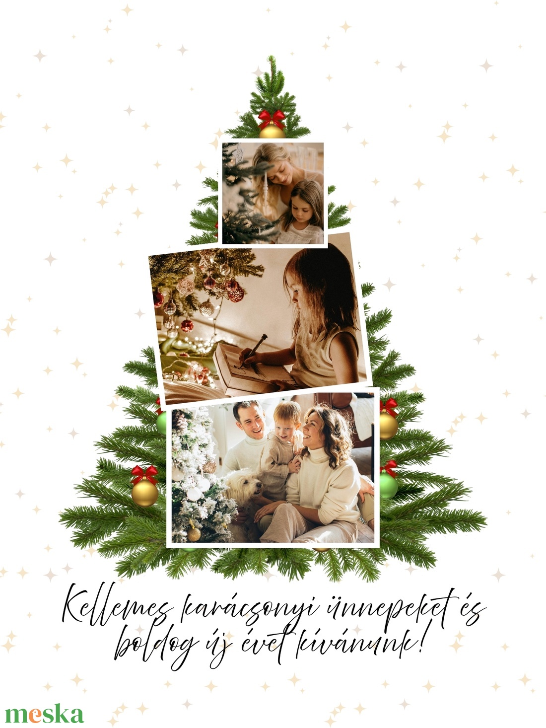 Karácsonyi fotókollázs  egyedi ajándék szeretteidnek - otthon & életmód - dekoráció - kép & falikép - mozaik kép - Meska.hu