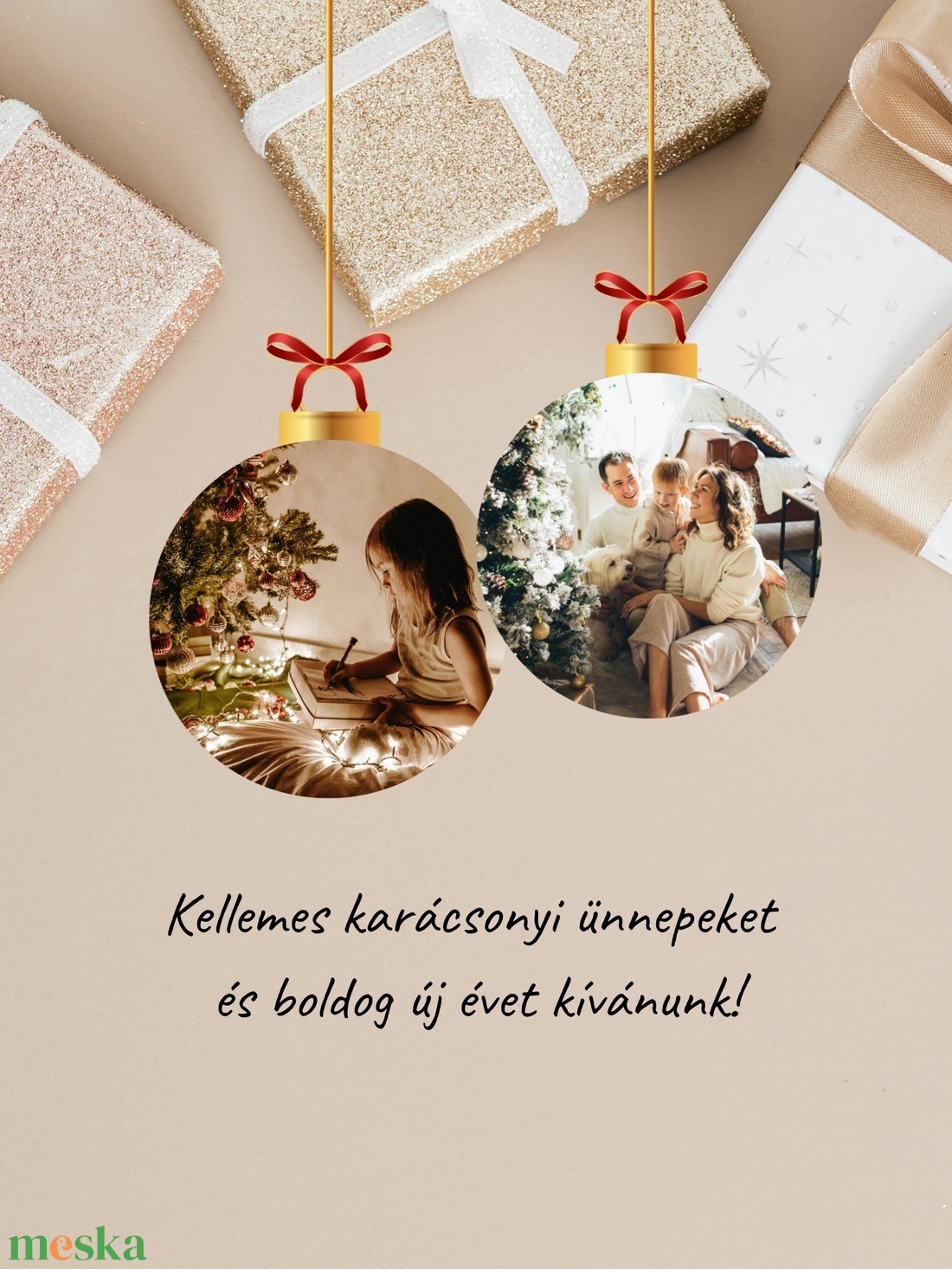 Karácsonyi fotókollázs  egyedi ajándék szeretteidnek - otthon & életmód - dekoráció - kép & falikép - mozaik kép - Meska.hu