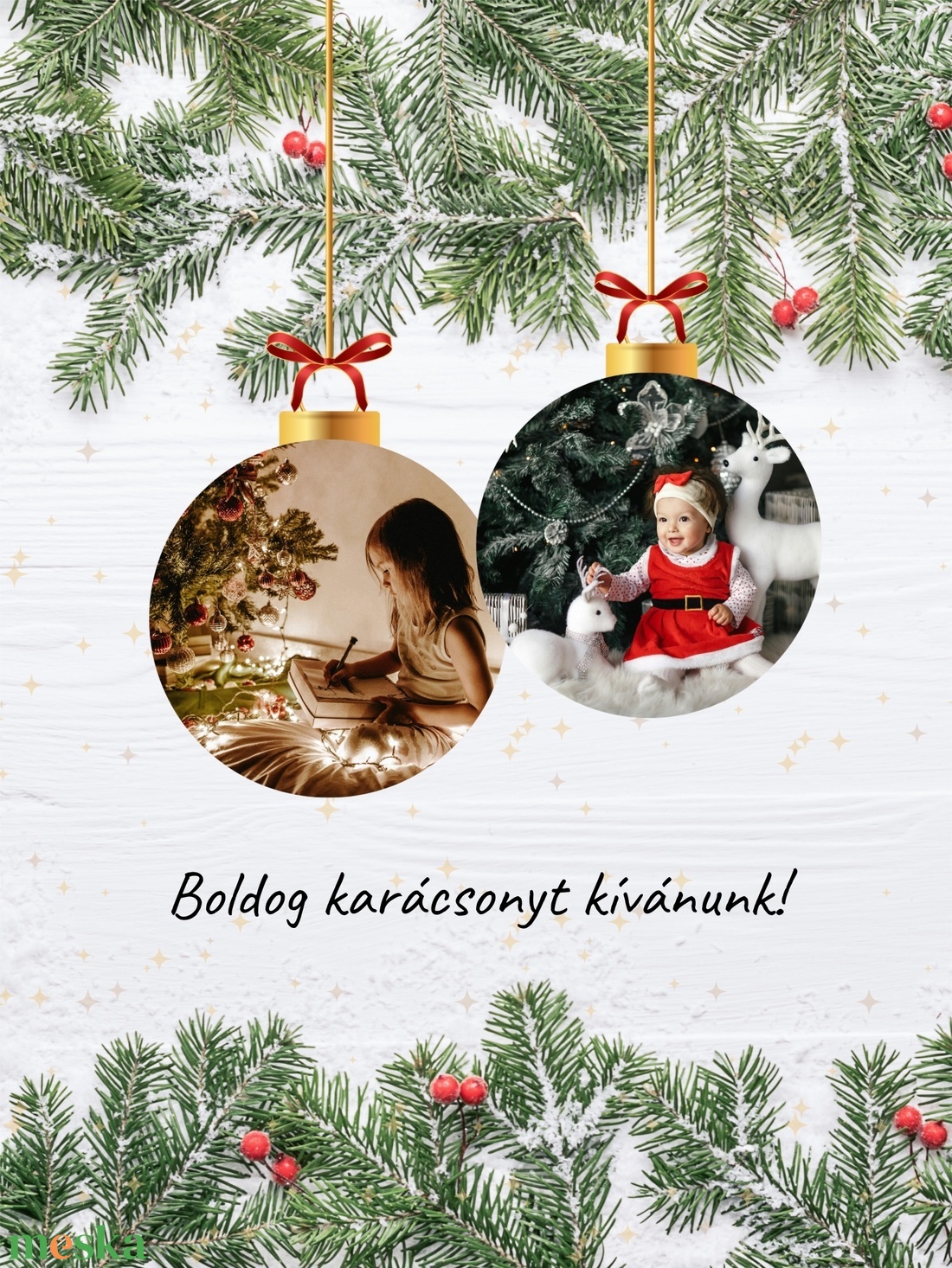 Karácsonyi fotókollázs  egyedi ajándék szeretteidnek - otthon & életmód - dekoráció - kép & falikép - mozaik kép - Meska.hu