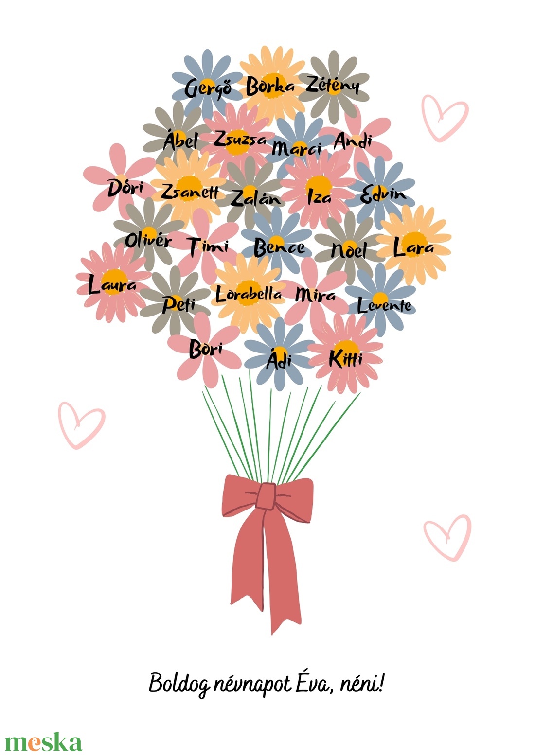 Köszönőposzter tanítónéniknek, óvónéniknek, bölcsis nevelőknek  - esküvő - emlék & ajándék - köszönőajándék - Meska.hu