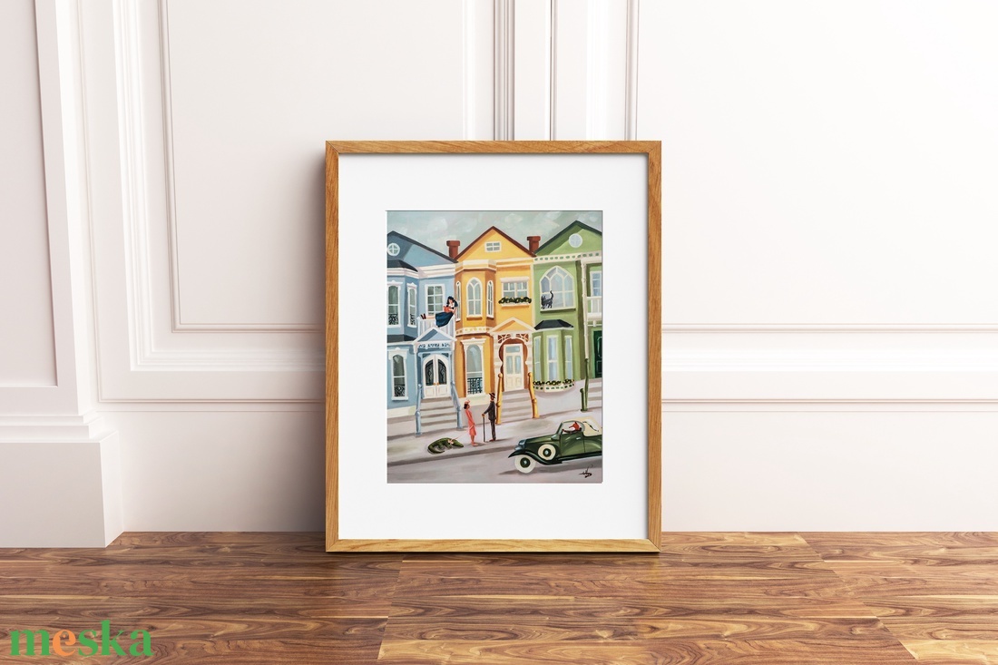 Művészi Nyomat - Elvarázsolt San Fransisco - művészet - grafika & illusztráció - művészi nyomat - Meska.hu Művészi Nyomat - Elvarázsolt San Fransisco - művészet - grafika & illusztráció - művészi nyomat - Meska.hu