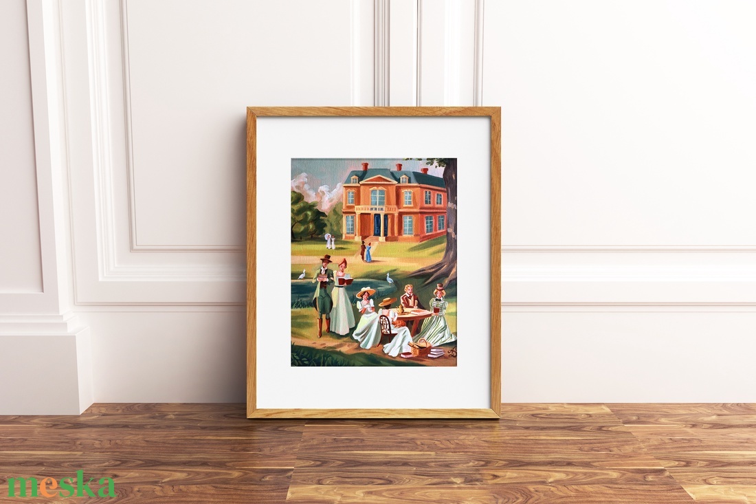 Művészi Nyomat - Jane Austen Könyvklub - művészet - grafika & illusztráció - művészi nyomat - Meska.hu Művészi Nyomat - Jane Austen Könyvklub - művészet - grafika & illusztráció - művészi nyomat - Meska.hu