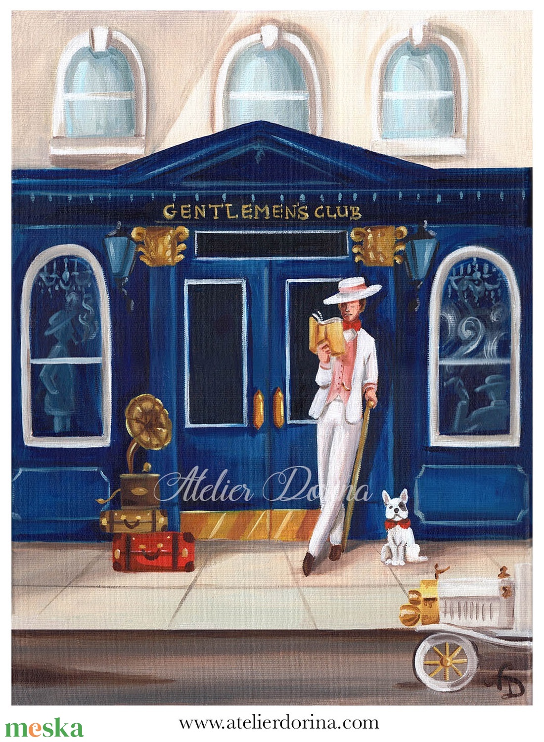 Művészi Nyomat - Gentlemen's Club - művészet - grafika & illusztráció - művészi nyomat - Meska.hu Művészi Nyomat - Gentlemen's Club - művészet - grafika & illusztráció - művészi nyomat - Meska.hu